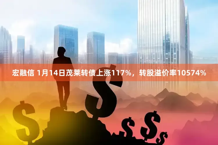 宏融信 1月14日茂莱转债上涨117%，转股溢价率10574%